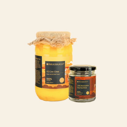 Buy 500ml A2 Cow Ghee and Get 1 Laddoo Jar Free